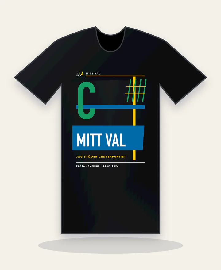 Plaggförhandsvisning: Centerpartiet · Mitt val