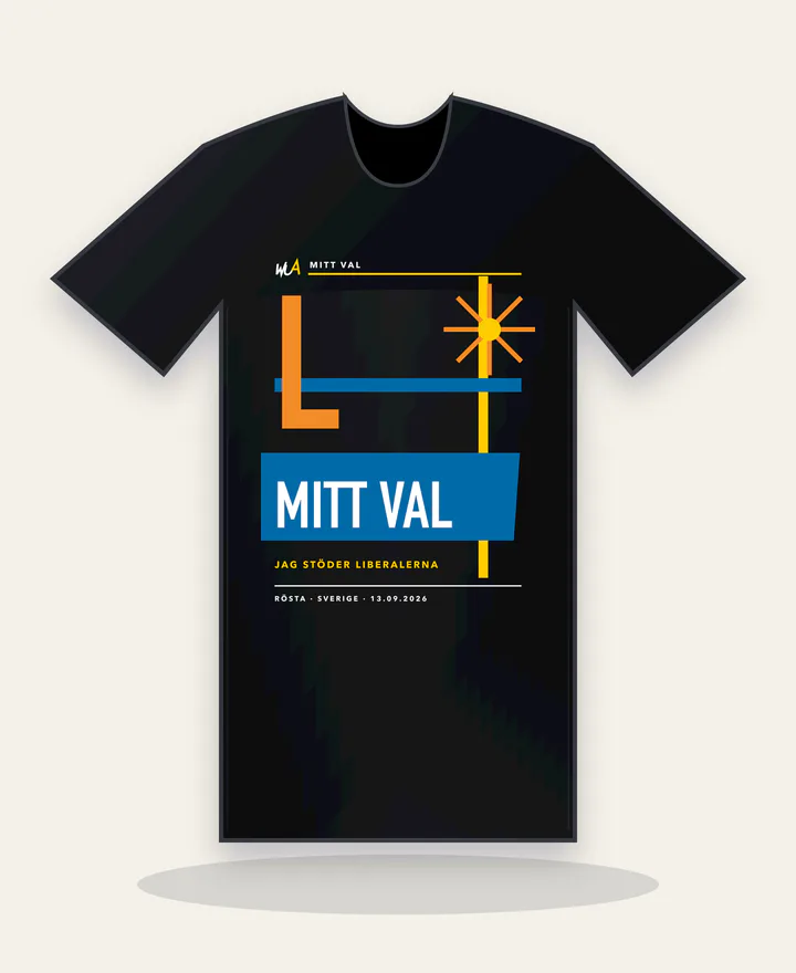 Plaggförhandsvisning: Liberalerna · Mitt val