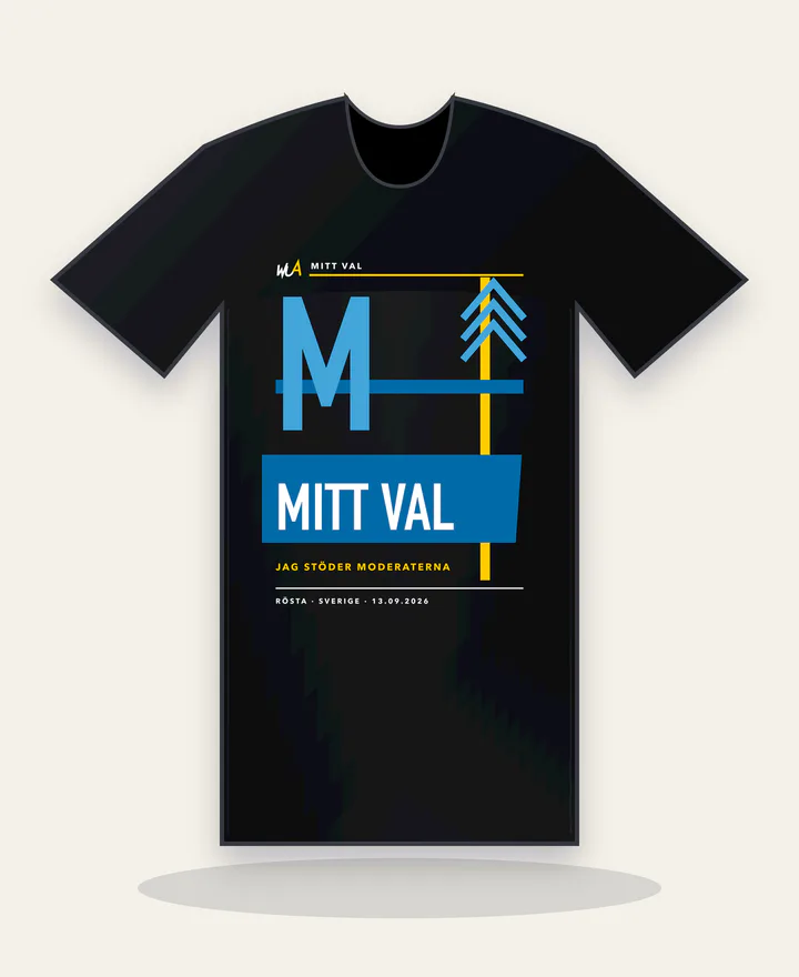 Plaggförhandsvisning: Moderaterna · Mitt val