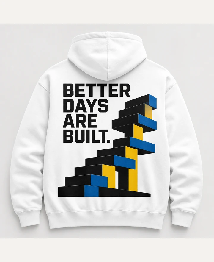 Plaggförhandsvisning: Better days are built.