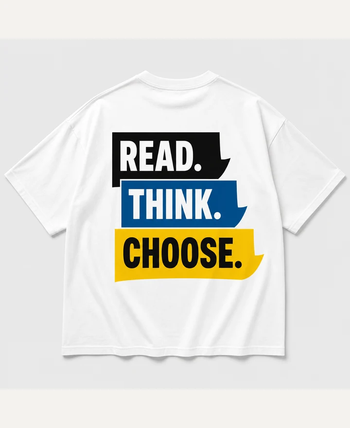 Plaggförhandsvisning: Read. Think. Choose.
