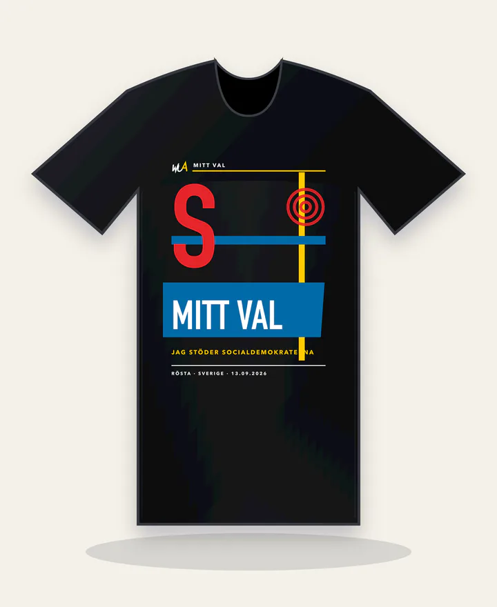 Plaggförhandsvisning: Socialdemokraterna · Mitt val