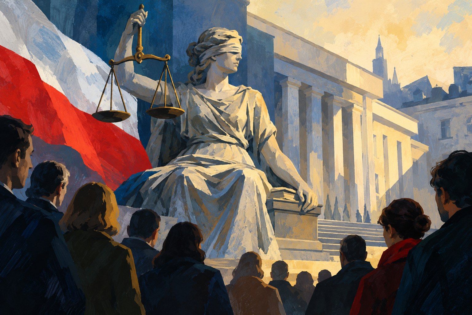 AI-generated editorial illustration; this is not a photograph of the event.