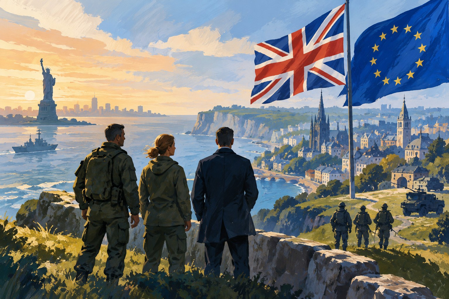 AI-generated editorial illustration; this is not a photograph of the event.