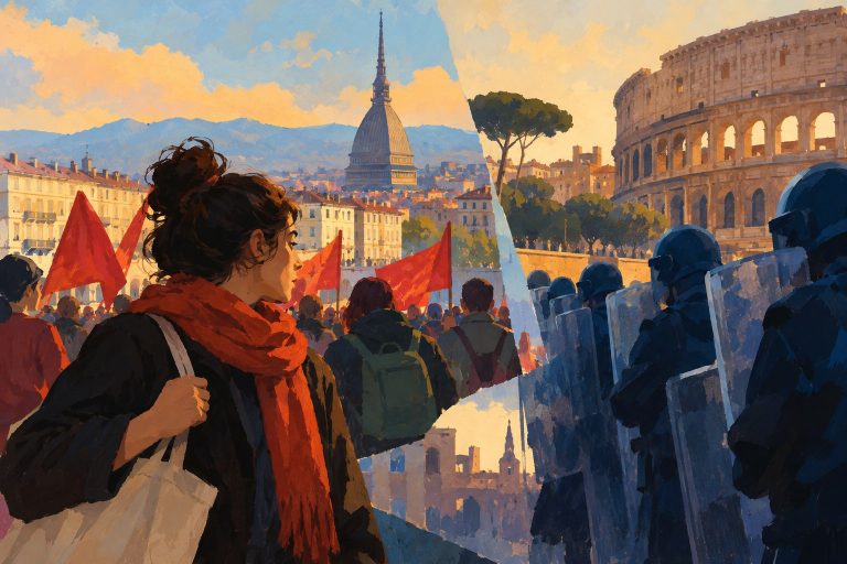 Illustrazione editoriale generata con IA; non è una fotografia dell’evento.